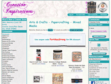 Tablet Screenshot of creativeinspirations.ca